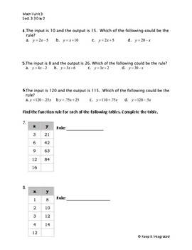lesson 2 homework practice function rules