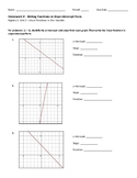 Writing Functions in SlopeIntercept Form Homework