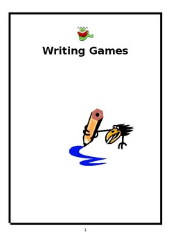 Preview of Writing Games English Literacy Fun Ideas 17 Page Booklet