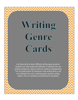 Preview of Writing Cards