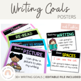 Writing Goal Posters