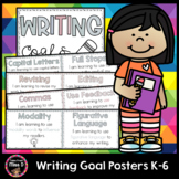 Writing Goal Posters K-6