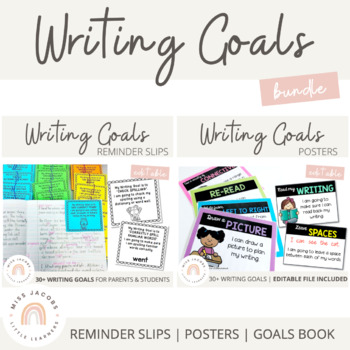 Preview of Writing Goals {Bundle}