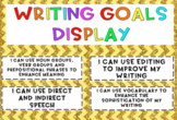 Writing Goals Display aligned with the Australian Curricul