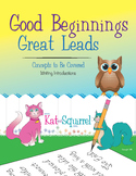 Writing Good Beginnings and Great Leads