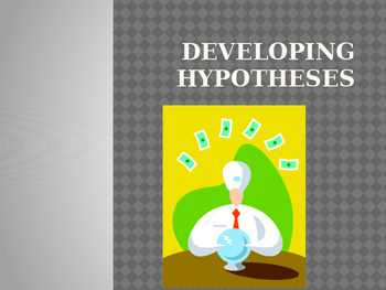 Preview of Writing Good Hypotheses PowerPoint