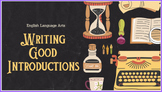 Writing Good Introductions Mini Lesson