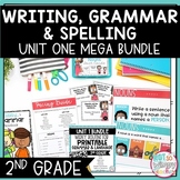 Writing, Grammar, and Spelling Unit 1 Bundle SECOND GRADE