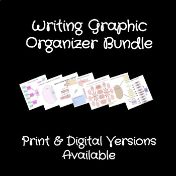 Preview of Writing Graphic Organizer Bundle