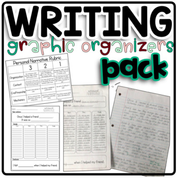 Preview of Writing Graphic Organizer Printables for Writer's Workshop