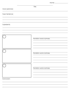 Writing Graphic Organizers by Growing in Second Grade | TpT
