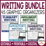 Writing Graphic Organizers | Editable | Printable | Google