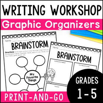 Preview of Writing Graphic Organizers - Narrative Writing, Informational, Opinion Writing