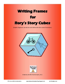 Preview of Writing Graphic Organizers for Rory's Story Cubes