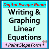Writing & Graphing Linear Equations Point Slope Form Empha