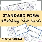 Writing/Graphing Linear Equations Standard Form Matching Activity