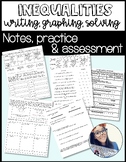 Writing, Graphing and Solving Inequalities (One-Step) Less