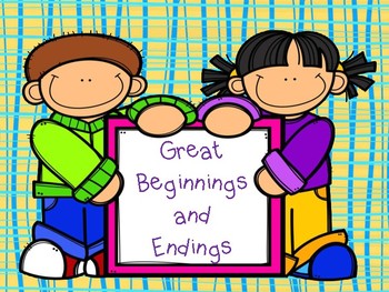 Preview of Writing:  Great Beginnings and Endings