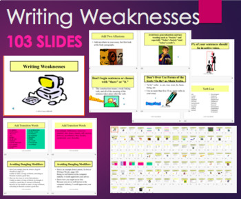 Preview of Writing Great Essays, Edit and Revise your Essays with these tips 103 SLIDES PPT