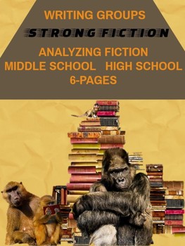 Preview of Writing Groups: CCSS: Strong Fiction Elements/Teacher Notes/Critique Guides