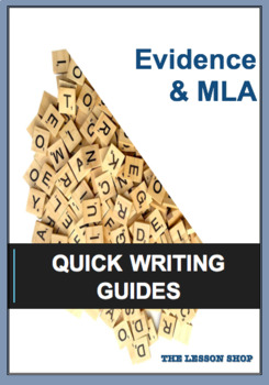 Preview of Writing Guide 2: Incorporating Evidence & MLA