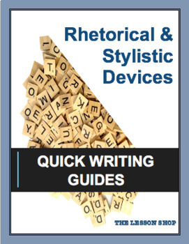 Preview of Writing Guide 3: Rhetorical & Style Devices (Definitions and Writing Activities)