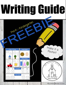 Preview of Writing Guide - Google Slides, Writing Poster, Pre-K