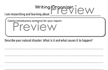 natural disaster informative essay