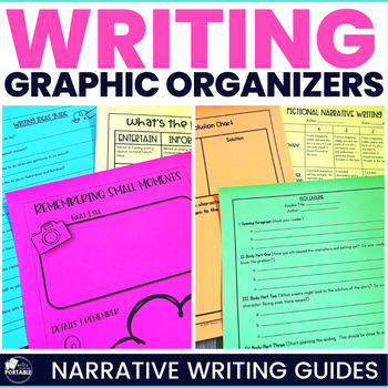 Preview of Narrative Writing Graphic Organizers