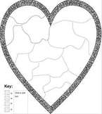 Writing Heart Map Graphic Organizer Editable Google Slides