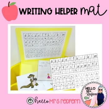 Preview of Writing Helper Mat