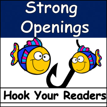 Writing a Hook Lesson Slides and Graphic Organizer by Smiling in