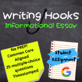 Writing Hooks (Informational/Expository Writing)