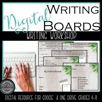 Preview of Writing Process Guide Activities for Any Prompt Writing Workshop Digital