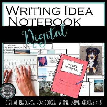 Preview of Writing Idea Notebook Activities Digital Workbook