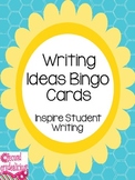 Writing Ideas Bingo An Idea Trait Activity