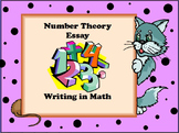 Writing In Math - Number Theory Essay