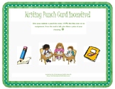 Writing Incentive Punch Cards