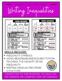 Writing Inequalities Guided Notes