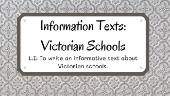 Preview of Writing: Information Text - Victorian Schools
