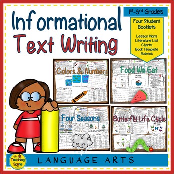 Preview of Writing Informational Text:  4 Units; Lesson Plans & Student Booklets