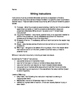 description for assignment writing