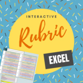 Writing - Interactive Essay Grading Rubric - Excel