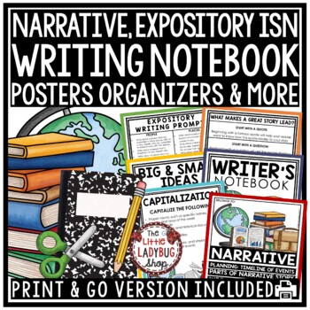 Preview of Personal Narrative Expository Interactive Writing Organizers Notebook Grammar