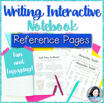 Preview of Writing Interactive Notebook: Reference Pages