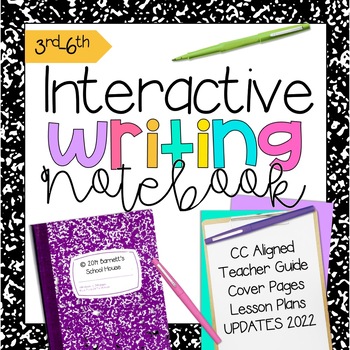 Preview of Writing Interactive Notebook, Writing Activities, Writing Lesson Outlines