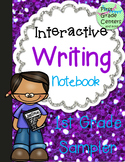 Writing Interactive Notebook for First Grade Sample