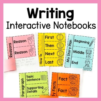 Preview of Writing Interactive Notebooks | Brainstorming Prewriting