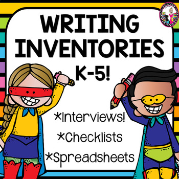 Preview of Writing Interest Inventories