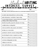 Writing Interest Survey